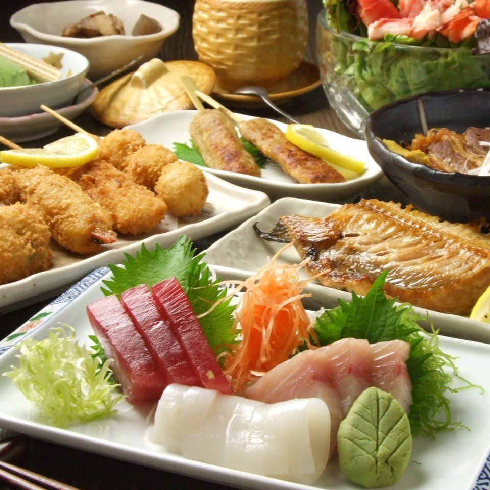 3700円/4200円/4700円/5200円の宴会コースあり