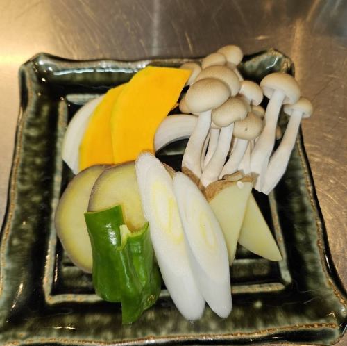 焼野菜盛り合わせ