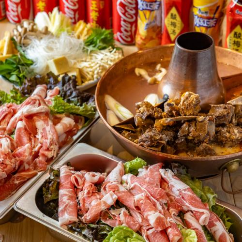 大満足の火鍋食べ放題!