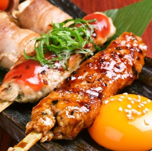 自慢のつくねをご賞味あれ