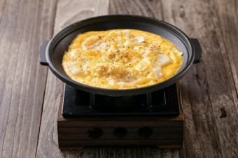 鉄板もちポテ玉子