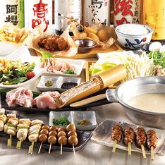 【2時間飲み放題付】人気串3種と2種の選べる絶品鍋コース4,950円≪全8品≫