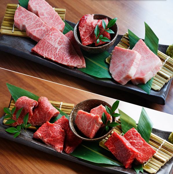 モダンな店内でカジュアルに上質なお肉が楽しめる焼NIQ【厳選お肉の盛り合わせ】