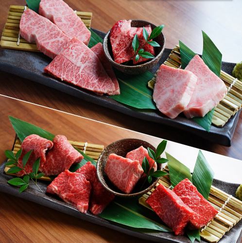 モダンな店内でカジュアルに上質なお肉が楽しめる焼NIQ【厳選お肉の盛り合わせ】