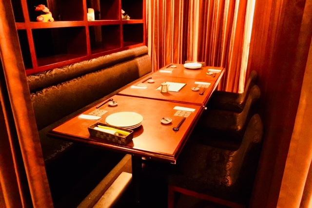 We have stylish private rooms! Great for small year-end parties and after-parties.
