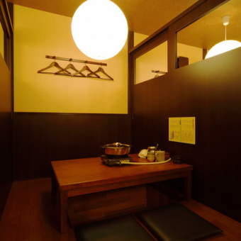 Since it is a semi-private room, you can enjoy delicious blowfish in your own space ♪