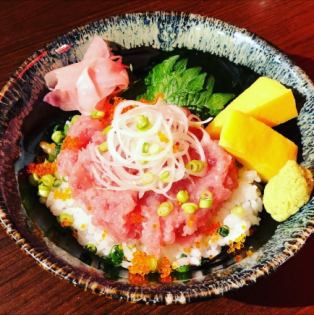 鮪のねぎとろ丼