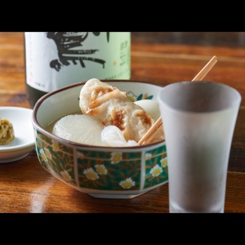 We have a selection of delicacies that go well with sake
