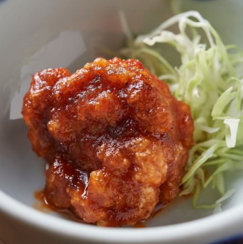 Sweet and spicy fried chicken (special sweet and spicy sauce) (1 piece)