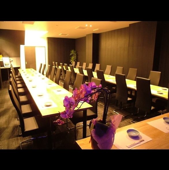 The banquet hall can accommodate up to 60 people ◎ Great for large banquets as well as social gatherings ◎