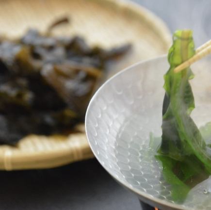 【2月の期間限定コース】生わかめと鯛のしゃぶしゃぶなど全8品2時間飲み放題付5,000円(税込)