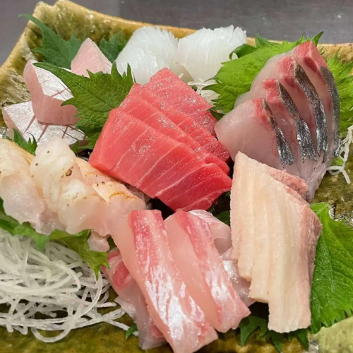 新鮮な魚介料理を堪能
