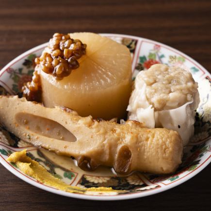 《90分飲み放題付き》3,500円コース◆おでん3種盛や名物の親子丼など気軽に楽しめるプラン♪