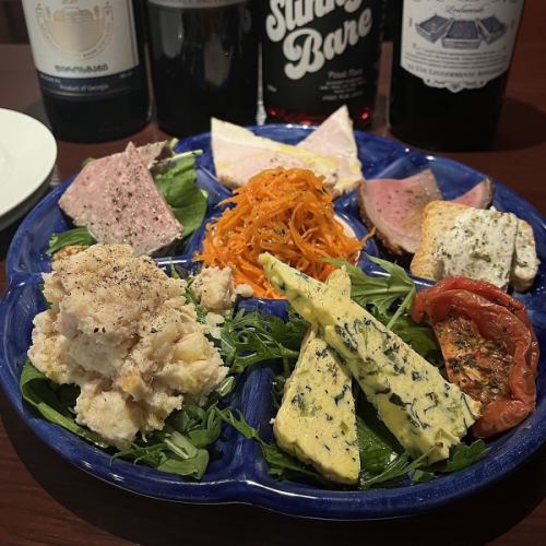 【人数に合わせて楽しめる】おまかせ前菜盛り合わせ 1100円(税込)~