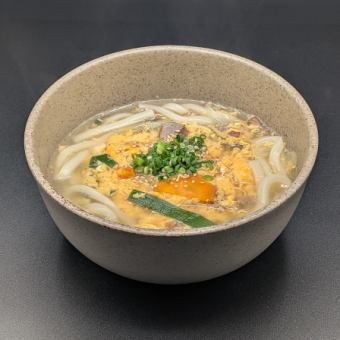 すじ玉うどん (ハーフ)