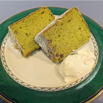 季節のシフォンケーキ(生クリーム付)