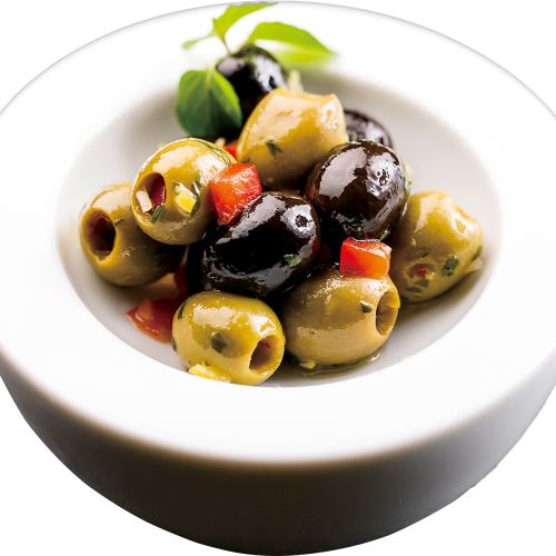 Homemade olives