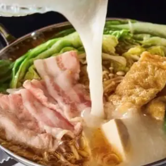 【お料理のみ】6000円コース　3種類のちゃんこから選べる　お料理9品