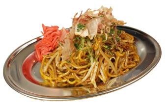 Bean sprout fried noodles