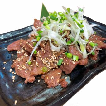 Appetizer green onion salted beef tongue