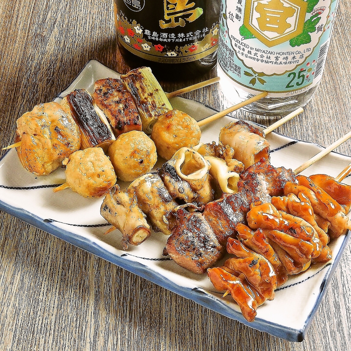 埼玉で不動の人気を誇る串焼居酒屋・飲み放題付きコースは驚異の3500円～♪