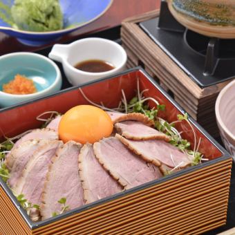 [Duck rice bowl set] 5 dishes including our popular duck rice bowl! 2500 yen (tax included)