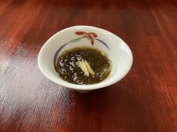 Thin mozuku seaweed