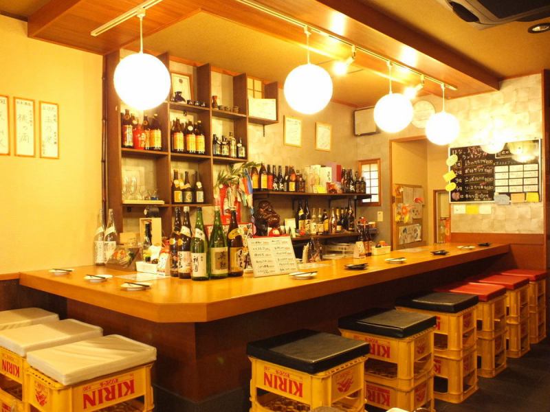 There is also a counter that can be enjoyed even by one person, and you can enjoy relaxingly with your colleagues and waiwai, depending on the scene, on your way back from work.You can enjoy sticking food and sake until you feel at ease.