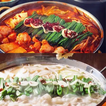 [Yakiniku x Ultimate Hot Pot Course] 8 dishes in total, including A5 Kobe beef yakiniku and your choice of delicious hot pot made by a meat professional, including the finishing dish.