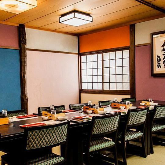 個室完備。少人数から96名様まで様々な用途でご使用下さい