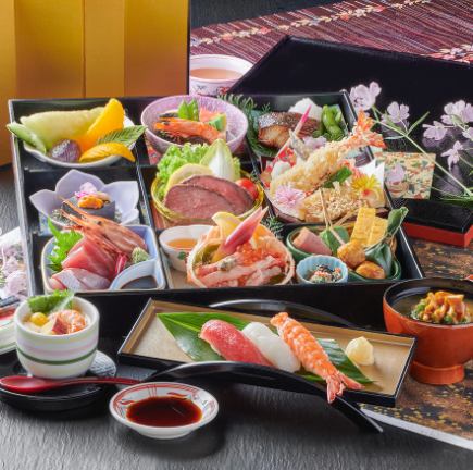 【1/1～4正月限定】黄金（箱膳会席）6380円(税込)