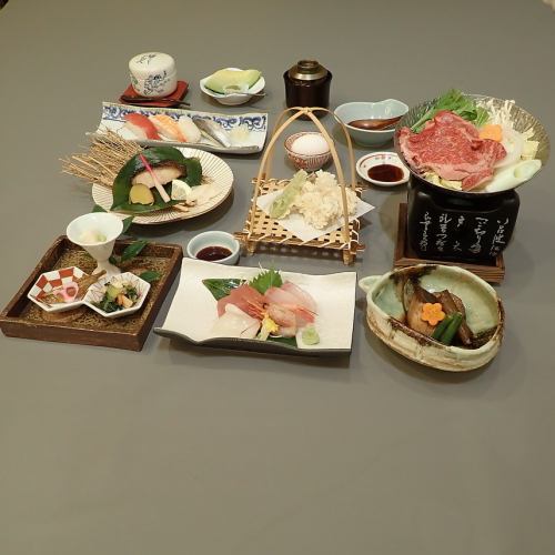 華やかかつ満足感のあるコース