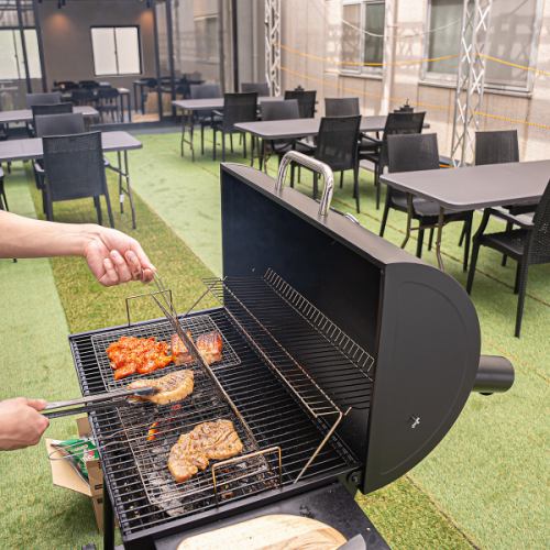 ◆テラスで楽しいBBQ