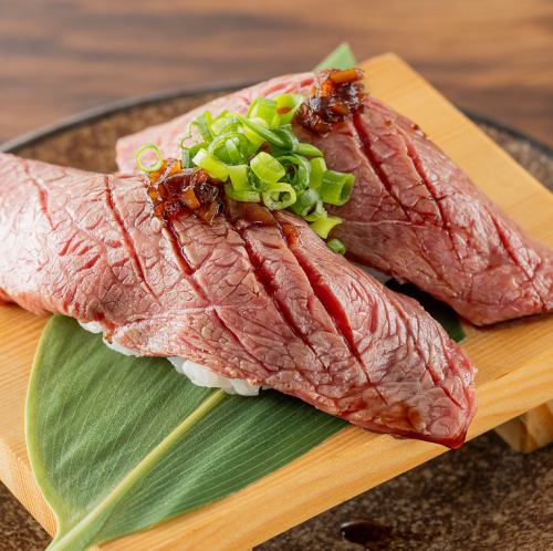 [A must-try] Hyakuichiya's special! Seared Omi beef sushi