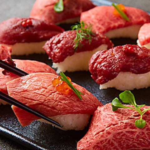 什錦牛肉、鴨肉、火腿壽司壽司拼盤超划算★