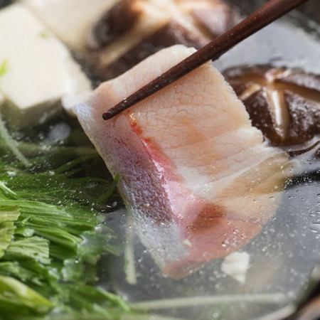 3時間飲み放題&食べ放題★『ブリ&ラム&牛&豚しゃぶ&ステーキ食べ飲み放題コース』6,000円(税込)