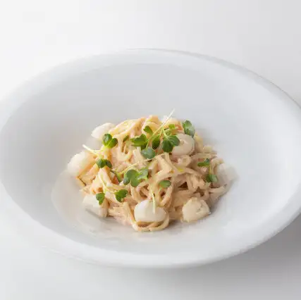 貝柱の和風明太クリーム
