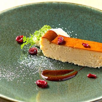 瀬戸内レモンを使ったチーズケーキ
