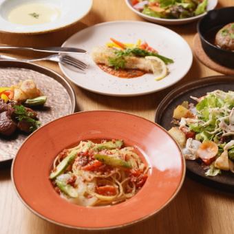 土日祝 限定《ランチセット》選べるメイン+スープ+サラダ+パンorライス+ドリンク