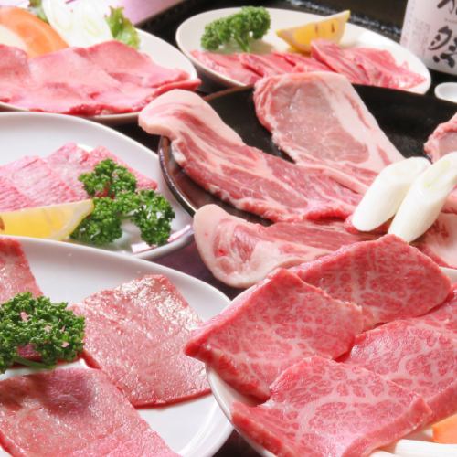 Domestic Japanese beef stuck to quality