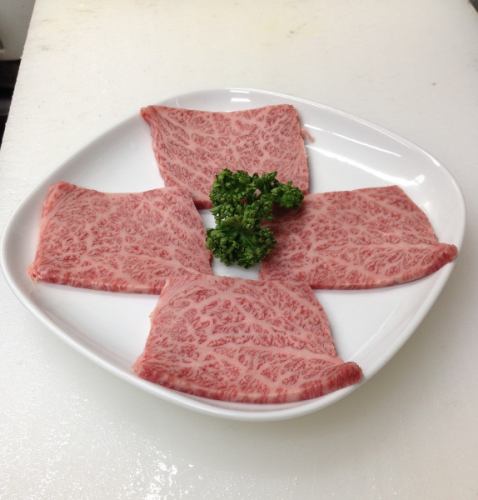 [Sendai beef] Rare part Zabton (salt / sauce) A5