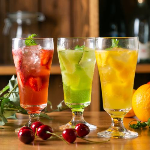 ゴロゴロフルーツサワー♪