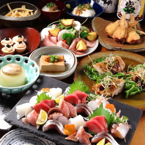 Recommended for all kinds of parties! Hidematsu recommended course from 4,500 yen