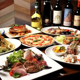 パーティープラン2時間飲み放題付きコース