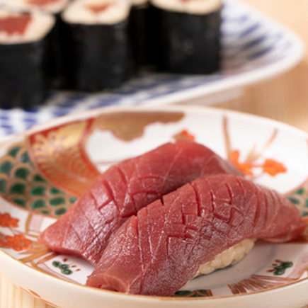 平日ディナー≪~22:00≫[全9品]料金固定!90分間寿司とまらない!名門豪快コース6,500円