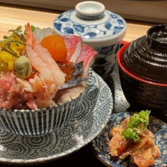 【★ランチ限定★】平日も予約可！お昼にしか食べれない裏メニュー！海鮮丼1999円