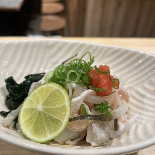 虎河豚皮佐柚子醋