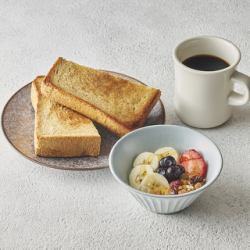 バタートースト＆岩泉ヨーグルト