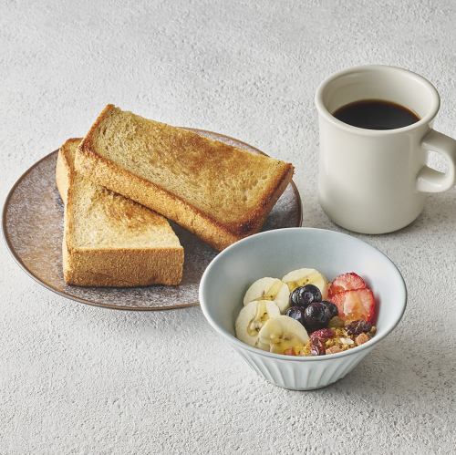 バタートースト＆岩泉ヨーグルト