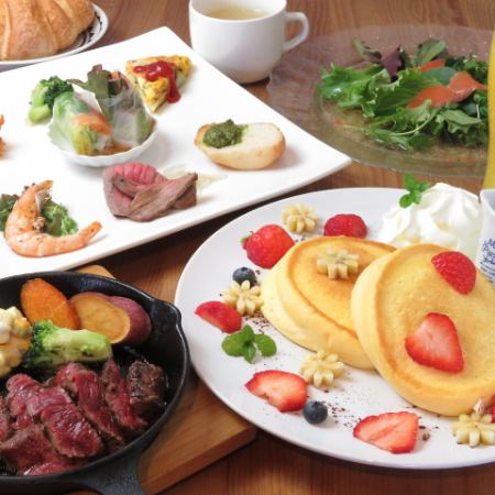 [Reservation only! Great for girls' night out!] Appetizer plate x meat x pancakes★mistico girls' night out course♪